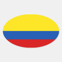 The Flag of Colombia Stickers
