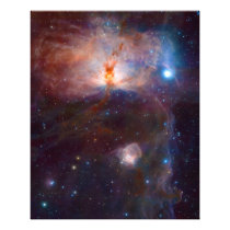 The Flame Nebula NGC 2024 Star Forming Region Photographic Print