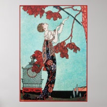THE FLIGHTY BIRD ,BEAUTY FASHION DESIGNER POSTER