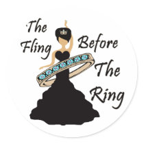 The Fling Before The Ring White Background Sticker