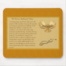 The Florence Nightingale Pledge Mousepad