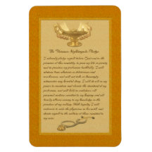The Florence Nightingale Pledge Rectangle Magnets