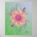 The Flower Experiment(Digital)by Julian P. Flores Poster