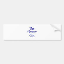The Flower Girl Bumper Sticker