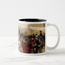 The Flower Sellers, 1883 mugs
