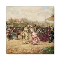 The Flower Sellers, 1883 magnets