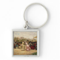 The Flower Sellers, 1883 keychains