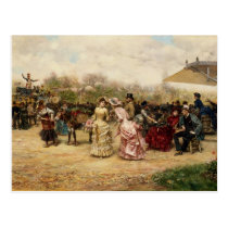 The Flower Sellers, 1883 postcards
