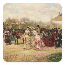 The Flower Sellers, 1883 stickers