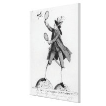 The Fly Catching Macaroni Stretched Canvas Prints