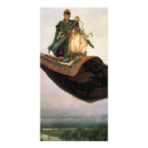 The Flying Carpet by Viktor Vasnetsov (1880) Customized Photo Card