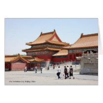 The Forbidden City. Beijing. China. Greeting Card
