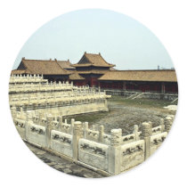 The Forbidden City, Beijing, China Round Sticker