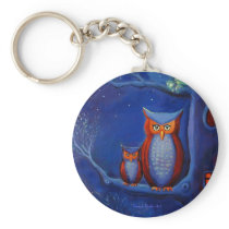 The forest at night - Keyring