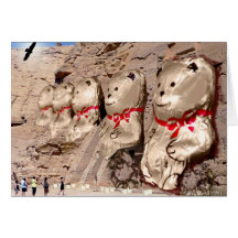 The forgotten land of Ted - Teddy Bear Note Cards