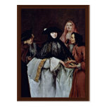 The Fortune Teller Detail By Longhi Pietro Postcards