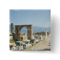 The Forum with the mountains in the background Button