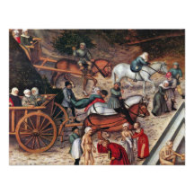 The Fountain Of  By Cranach D. Ä. Lucas (Best Qual Custom Announcements