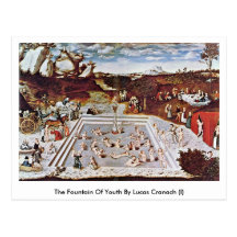 The Fountain Of Youth By Lucas Cranach (I) Postcards