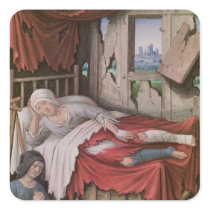The Four Conditions of Society: Poverty Square Sticker