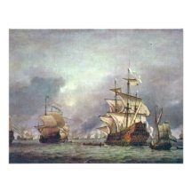The Four-Day During The Battle Of 1666 Captured Custom Invites