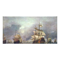 The Four-Day During The Battle Of 1666 Captured Custom Photo Card