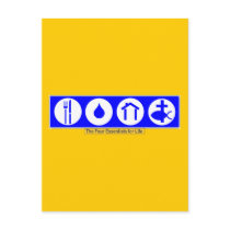 The Four Essentials for Life Postcards