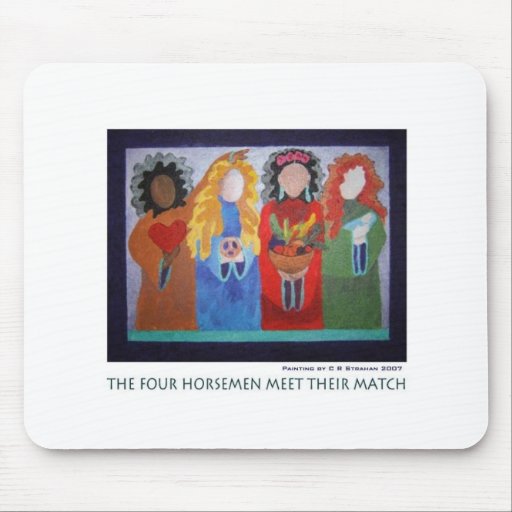 The Four Horsemen Meet Their Match Mouse Pads