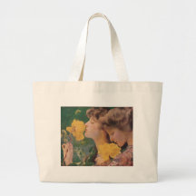 The Four Roses by Frant Dvorak Canvas Bags
