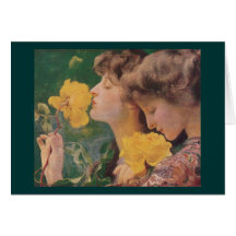 The Four Roses by Frant Dvorak Card