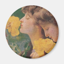 The Four Roses by Frant Dvorak Refrigerator Magnets