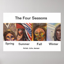 The Four Seasons Print