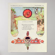 The fox and the grapes print
