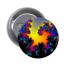 The Fractal's Edge: Pinback Button