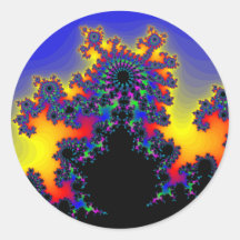 The Fractal's Edge: Sticker