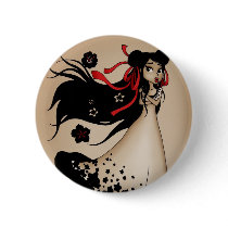 The Fragile Flower Pinback Buttons