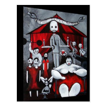 The Freak Show Postcard