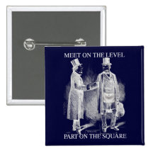 The Freemasons Greeting Pinback Buttons