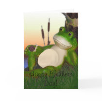 The Frog and the Snail Fathers Day Card