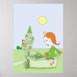 the frog king print