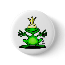 The Frog Prince Pinback Buttons