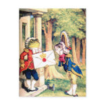 The Frog The Fish & the Queen of Hearts Invitation Post Cards