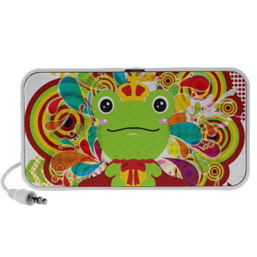 The frog which did not fit a prince iPhone speakers