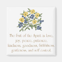 The fruit of the spirit is fridge magnets
