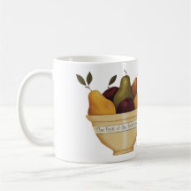 The fruit of the spirit is love. coffee mugs