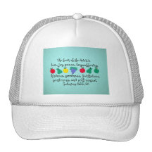 The fruit of the Spirit... Mesh Hats