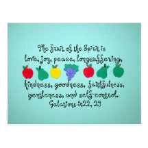 The fruit of the Spirit... Post Cards