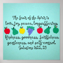The fruit of the Spirit. Print
