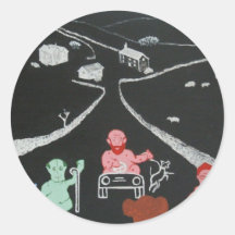 The Fruits of Endeavour Round Sticker