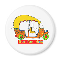 The Fun Ride Fridge Magnet